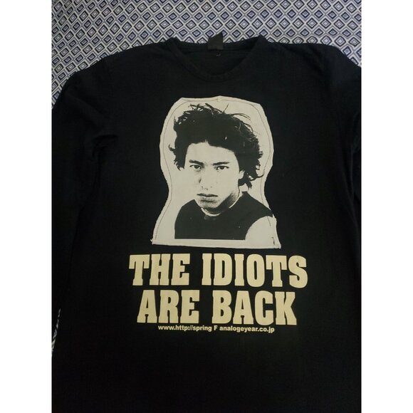 Punk Rock Band 25 British THE IDIOTS ARE BACK Men's Long Sleeve T-Shirt Size XL - Picture 4 of 13